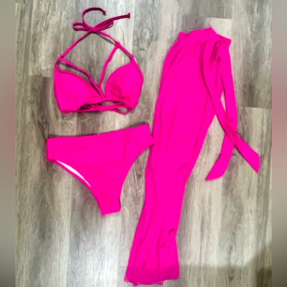 Hot pink bikini bundle - Picture 1 of 2